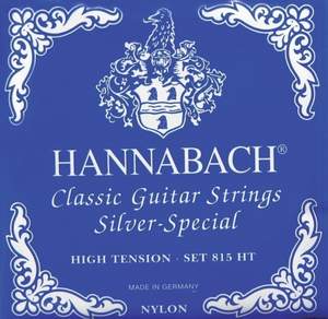 Hannabach Strings for classic guitar Serie 815 High tension Silver special D4w