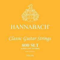 Hannabach Strings for classic guitar Serie 800 Super Low Tension Silver plated E1