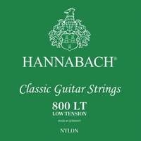 Hannabach Strings for classic guitar Serie 800 Low tension Silver plated D4w