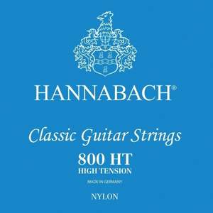Hannabach Strings for classic guitar Serie 800 High tension Silver plated E1