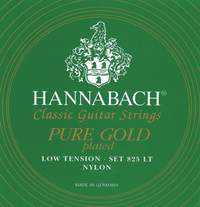 Hannabach Strings for classic guitar Serie 825 Low tension specialized gold plated E1