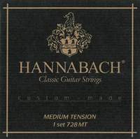 Hannabach Strings for classic guitar Series 728 Medium Tension Custom Made 3er Discant medium