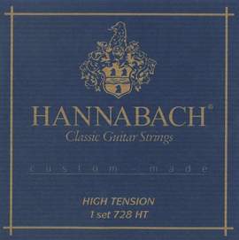 Hannabach Strings for classic guitar Series 728 High Tension Custom Made 3er Discant high