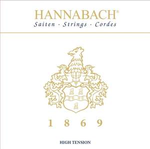 Hannabach Strings for classic guitar Serie 1869 Carbon/Gold HT A5 Gold HT