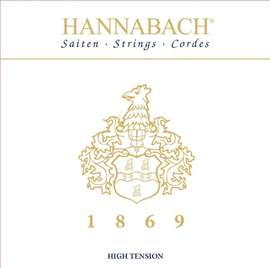 Hannabach Strings for classic guitar Serie 1869 Carbon/Gold HT 3pc Bass Set