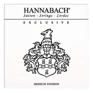 Hannabach Strings for classic guitar Exclusive Serie Medium Tension Exclusiv Medium Tension Set