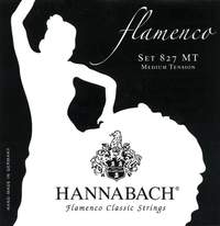 Hannabach Strings for classic guitar Serie 827 Medium Tension Flamenco E1