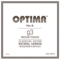 Optima Strings for classic guitar single strings G3 Carbon