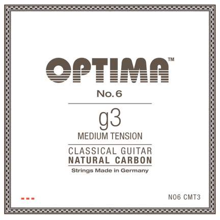Optima Strings for classic guitar single strings G3 Carbon