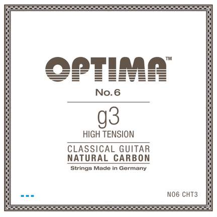 Optima Strings for classic guitar single strings G3 Carbon