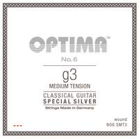 Optima Strings for classic guitar single strings G3w silver-plated