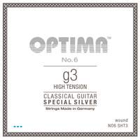 Optima Strings for classic guitar single strings G3w silver-plated