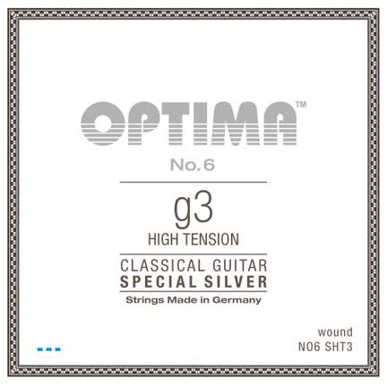 Optima Strings for classic guitar single strings G3w silver-plated