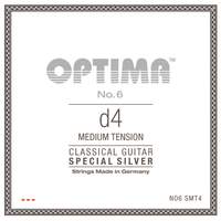 Optima Strings for classic guitar single strings D4w silver-plated