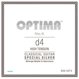 Optima Strings for classic guitar single strings D4w silver-plated
