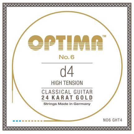 Optima Strings for classic guitar single strings D4w gold-plated