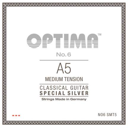 Optima Strings for classic guitar single strings A5w silver-plated