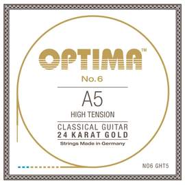 Optima Strings for classic guitar single strings A5w gold-plated