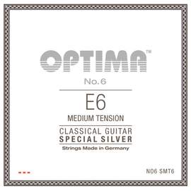 Optima Strings for classic guitar single strings E6w silver-plated