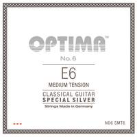 Optima Strings for classic guitar single strings E6w silver-plated