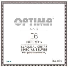 Optima Strings for classic guitar single strings E6w silver-plated