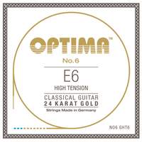 Optima Strings for classic guitar single strings E6w gold-plated