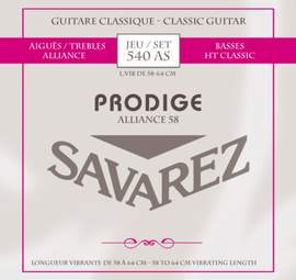 Savarez Strings for classic guitar Prodige 38 Children's Guitar 3/4-7/8 Carbon