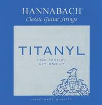 Hannabach Strings for classic guitar Serie 950 High tension Titanyl A5w