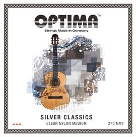 Optima Strings for classic guitar SILVER CLASSICS Set 4/4