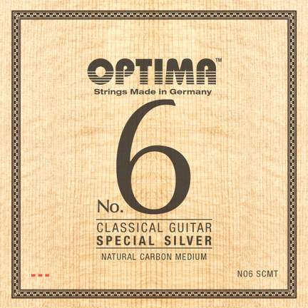Optima Strings for classic guitar No. 6 Special Silver Set Carbon medium
