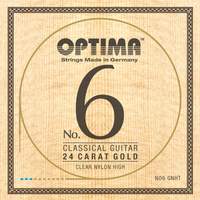 Optima Strings for classic guitar No. 6  24 carat gold Set Nylon Gold high