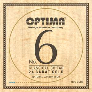 Optima Strings for classic guitar No. 6  24 carat gold Set Carbon Gold high