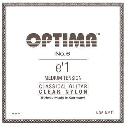 Optima Strings for classic guitar single strings E1 Nylon