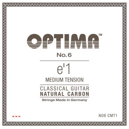 Optima Strings for classic guitar single strings E1 Carbon