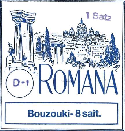 Romana Bouzouki strings Set