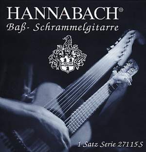 Hannabach Bass-/strum guitar strings D4 silver-coated wound