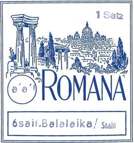 Romana Balalaika strings Prim Set 3-string