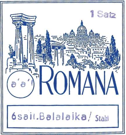 Romana Balalaika strings Prim Set 3-string