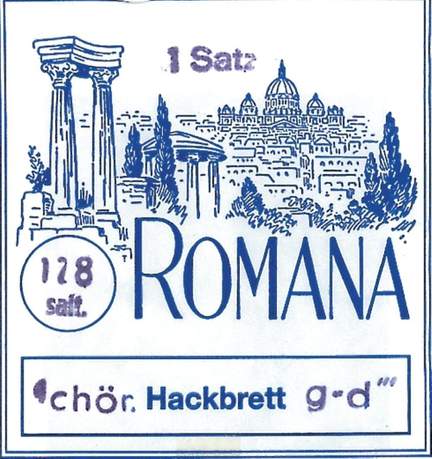 Romana Dulcimer strings D32