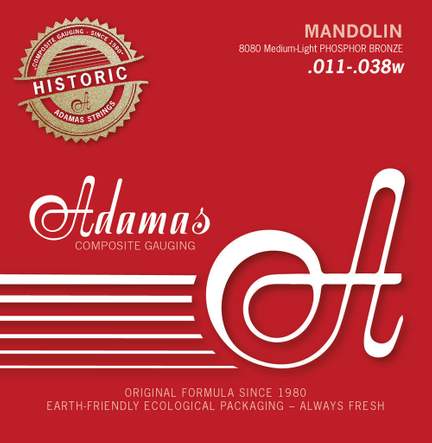 Adamas Strings for mandolin Historic Reissue Med.-Light .011