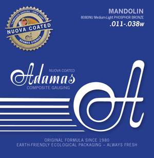 Adamas Strings for mandolin Nuova coated Med.-Light .011