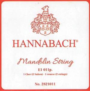 Hannabach Strings for mandolin E .011