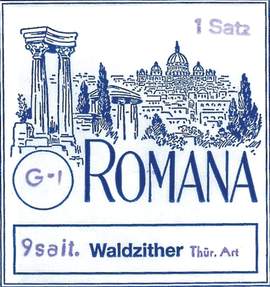Romana Waldzither strings E2 blank