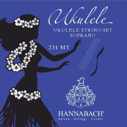 Hannabach Strings for ukulele Soprano Set