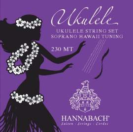 Hannabach Strings for ukulele Soprano Set