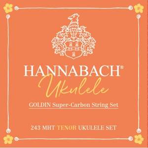 Hannabach Strings for ukulele Tenor Ukulele  Goldin 243MHT Satz Set Tenor