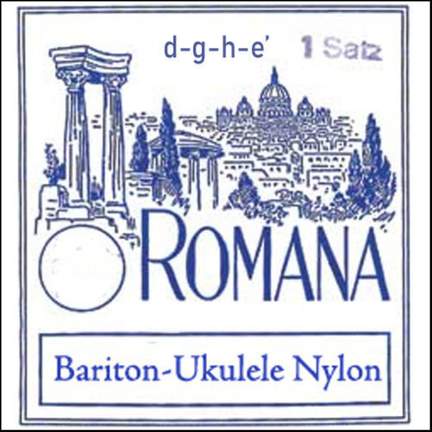 Romana Strings for ukulele Baritone Ukulele Nylon Set