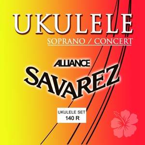 Savarez Strings for ukulele Sopran/Concert Komplet Sopran/Concert