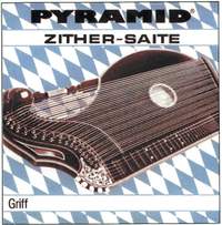 Pyramid Strings for zither Fingerboard strings, Munich tuning Set (D-Tombak wound)