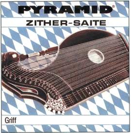 Pyramid Strings for zither Fingerboard strings, Munich tuning C Tombak wound
